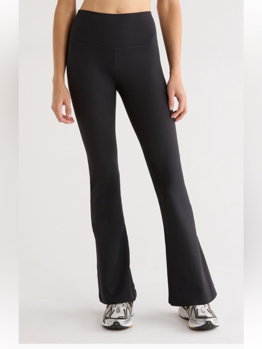 Zella Live In Black Flare Leggings- size L